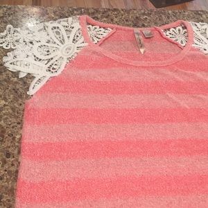 By design pink top Large